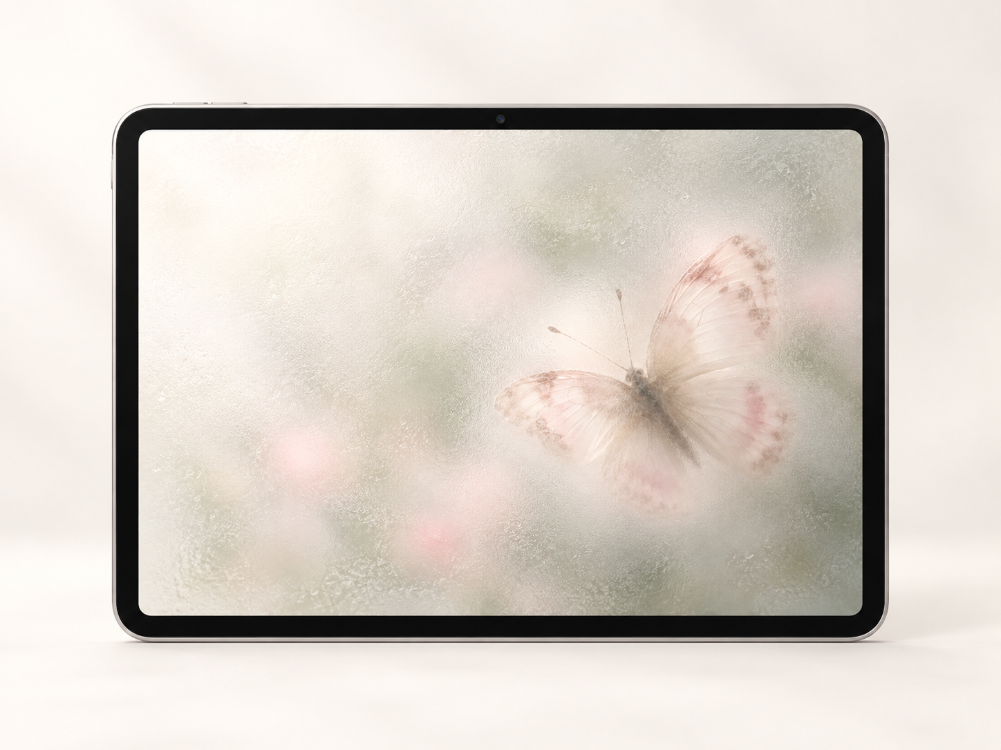 Blush Butterfly · iPad wallpaper preview