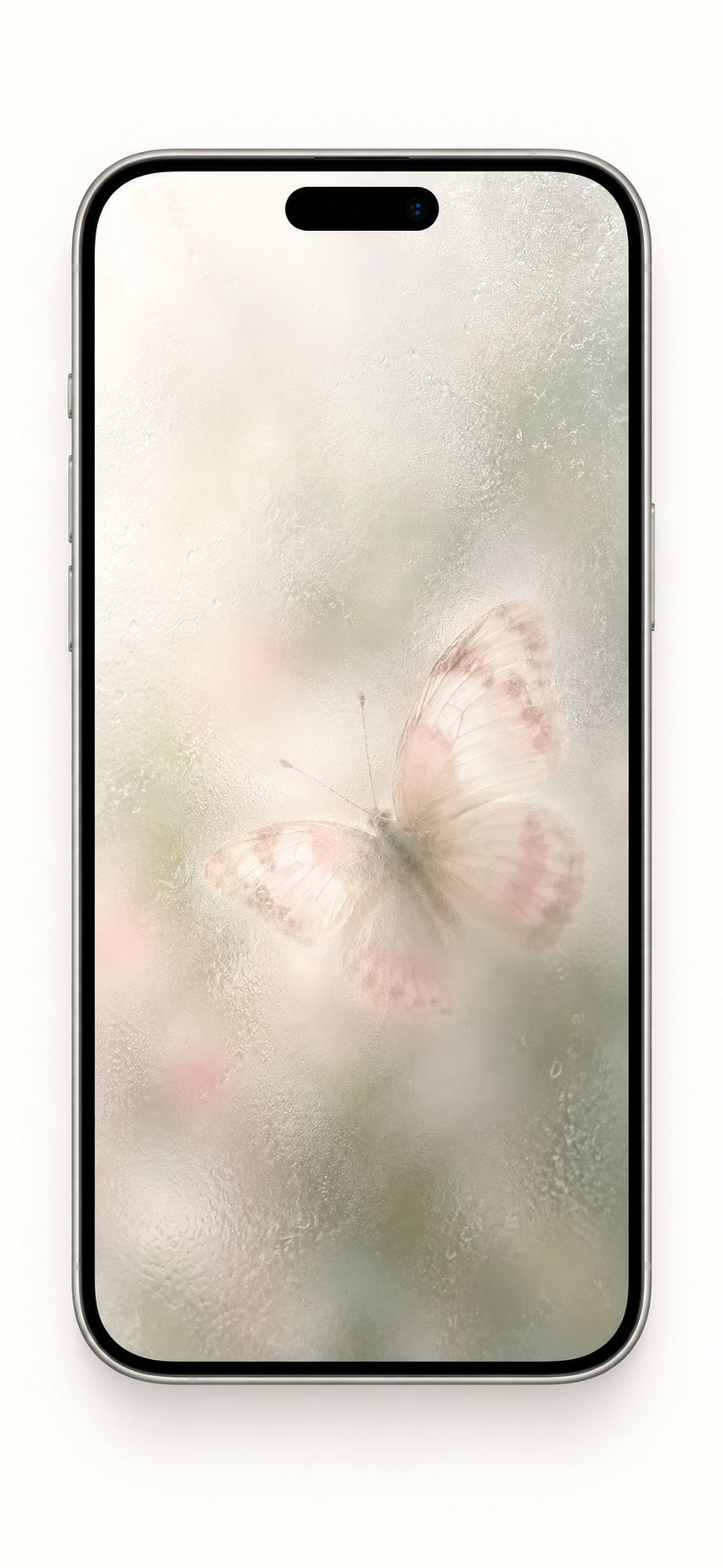 Blush Butterfly · Phone wallpaper preview